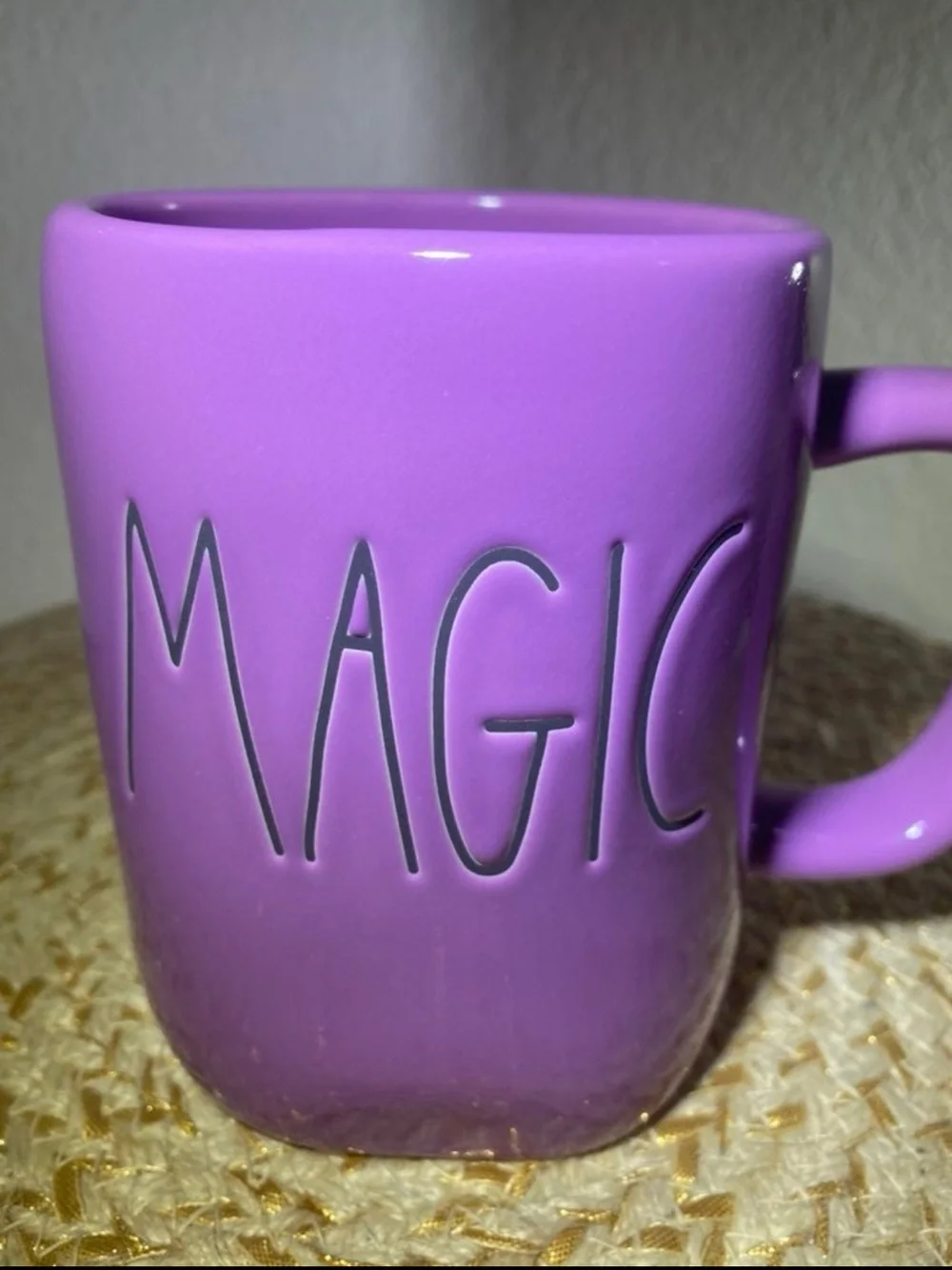 Rae Dunn purple MAGIC Halloween Mug Witch Spooky